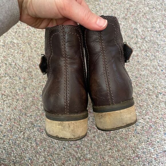 Timberland Leather Moto Chelsea Boots Women’s 8 - Picture 6 of 9